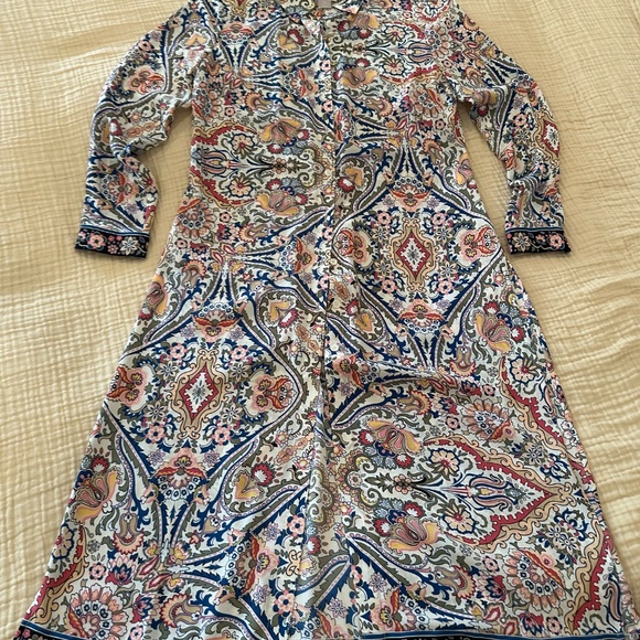 CHICO'S BUTTON DOWN TUNIC DRESS - SIZE 0 - Picture 5 of 6